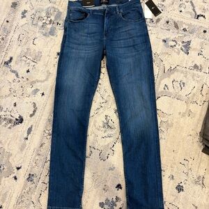 7 For All Mankind Men's Deep Blue Slim Jeans